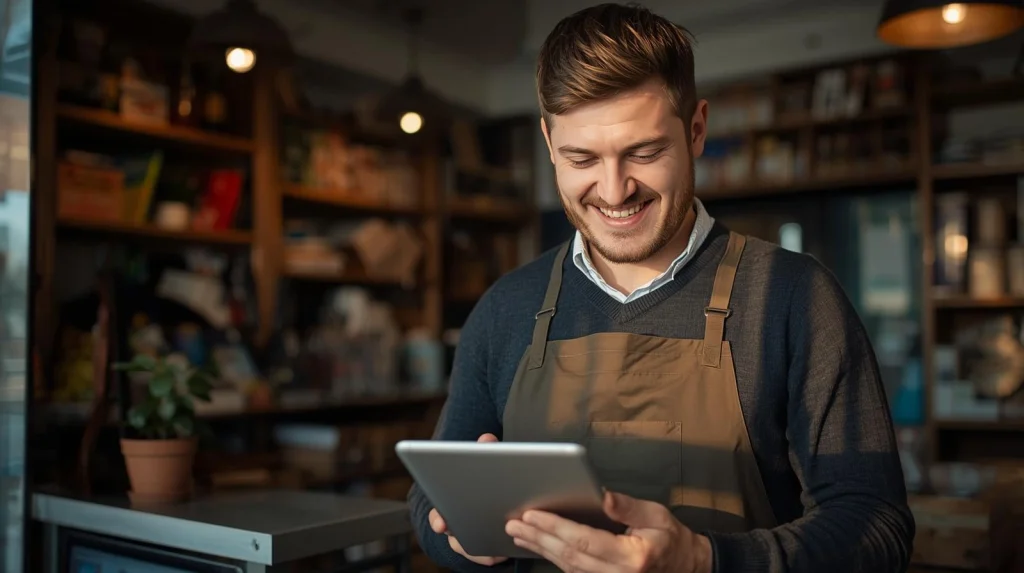 local business owner automating customer feedback