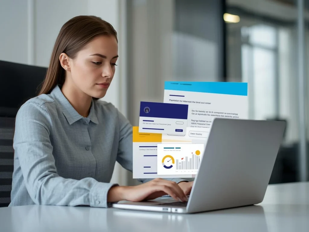 Manager calmly analyzing a negative review and identifying actionable feedback points.